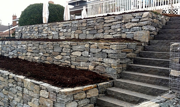 Gabion | Bellingham | Hardscaping | Landscaping | Borrowed Ground