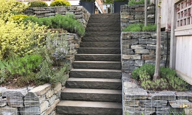 Gabion | Bellingham | Hardscaping | Landscaping | Borrowed Ground